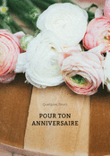 Fleurs tendres pour un anniversaire spécial